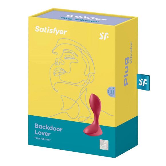 Красный вибромассажёр простаты Satisfyer Backdoor Lover - 14 см. Красный вибромассажёр простаты Satisfyer Backdoor Lover - 14 см.