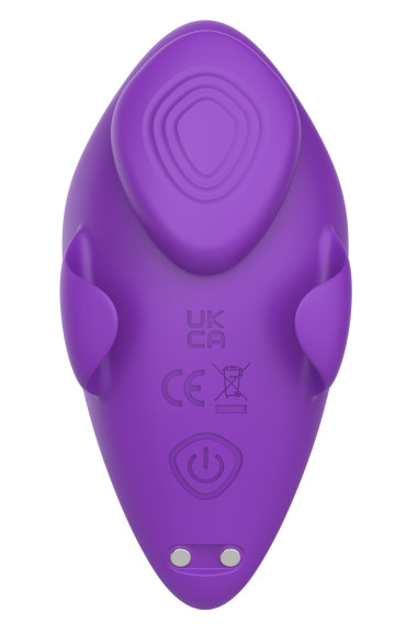 Фиолетовый вибратор в трусики с магнитной фиксацией Фиолетовый вибратор в трусики с магнитной фиксацией