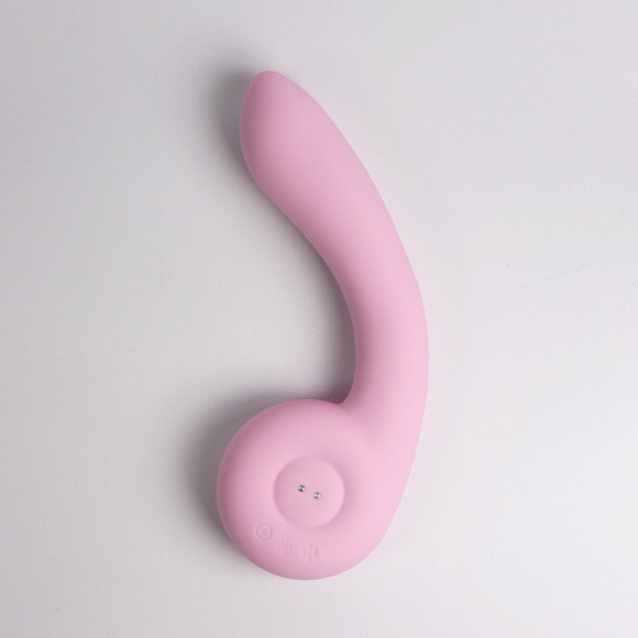 Розовый вибростимулятор точки G с нагревом Bendable Heating G-Spot Vibrator Розовый вибростимулятор точки G с нагревом Bendable Heating G-Spot Vibrator