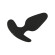 Черная анальная вибропробка с управлением через приложение - 10,3 см. Черная анальная вибропробка с управлением через приложение - 10,3 см.