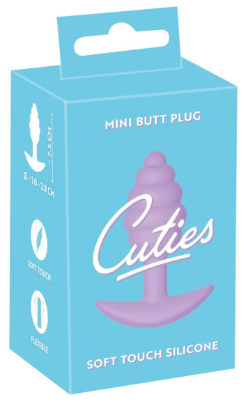 Фиолетовая анальная втулка Mini Butt Plug - 7,5 см. Фиолетовая анальная втулка Mini Butt Plug - 7,5 см.