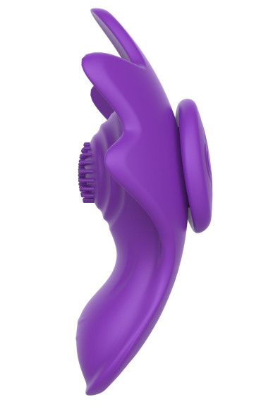 Фиолетовый вибратор в трусики с магнитным держателем Фиолетовый вибратор в трусики с магнитным держателем