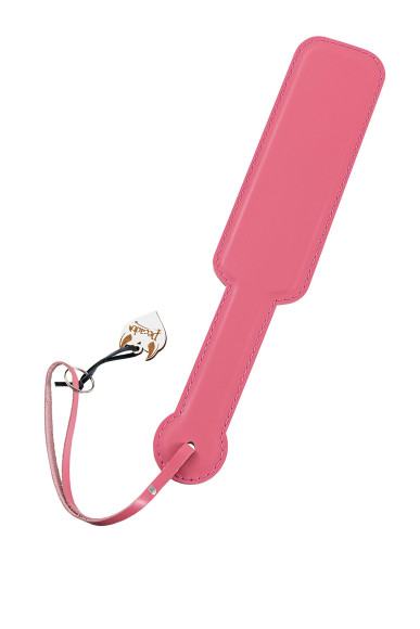 Розовый кожаный пэддл - 37 см. Розовый кожаный пэддл - 37 см.