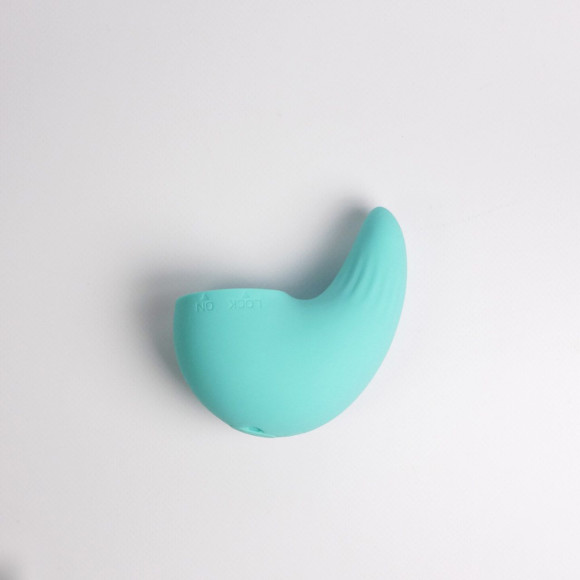 Бирюзовый вибростимулятор зоны G 2-в-1