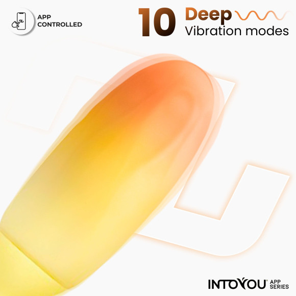 Желтое интерактивное виброяйцо Double Layer Egg Желтое интерактивное виброяйцо Double Layer Egg