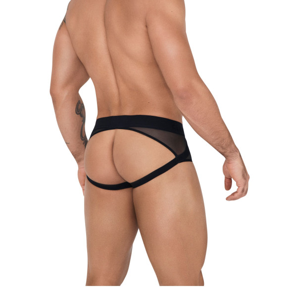 Черные мужские трусы-джоки Caspian Jockstrap Черные мужские трусы-джоки Caspian Jockstrap