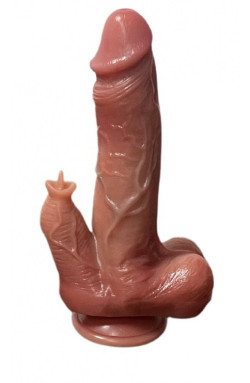 Телесный вибратор-реалистик с эффектами вращения, пенетрации и нагревом - 21 см. Телесный вибратор-реалистик с эффектами вращения, пенетрации и нагревом - 21 см.