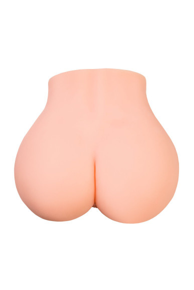 Телесный мастурбатор в форме попки с 2 любовными входами Телесный мастурбатор в форме попки с 2 любовными входами