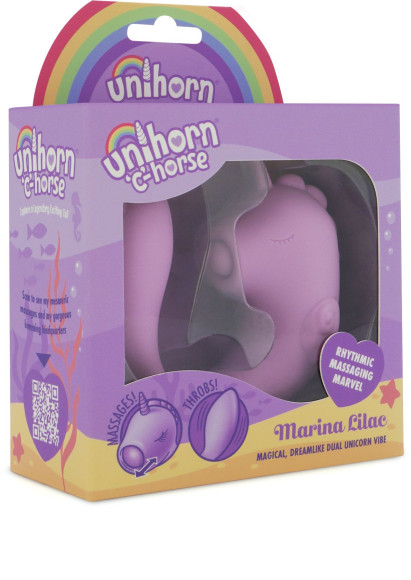 Сиреневый С-образный вибромассажер C Horse Marina Lilac с функцией пульсации Сиреневый С-образный вибромассажер C Horse Marina Lilac с функцией пульсации