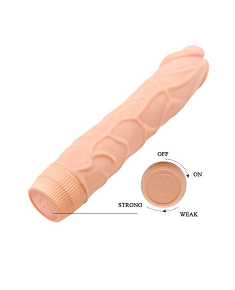 Телесный вибратор-реалистик Bob - 22,5 см. Телесный вибратор-реалистик Bob - 22,5 см.