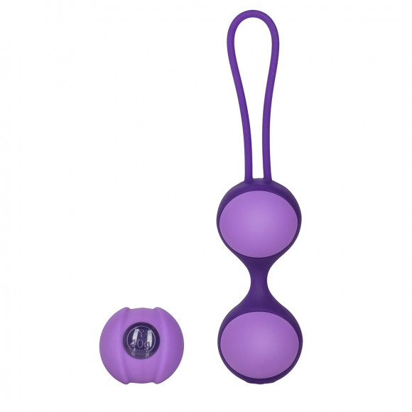 Фиолетовые вагинальные шарики MINI STELLA II KEGEL BALLS 
