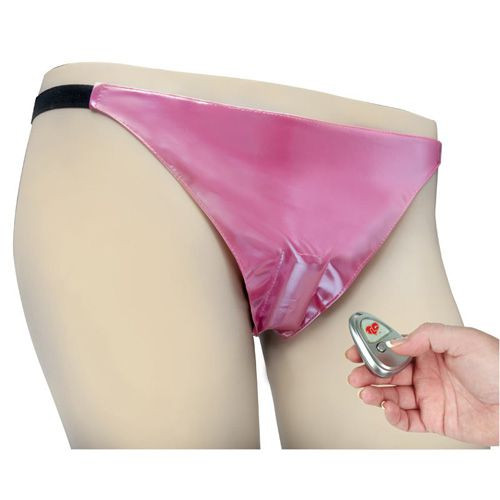 Розовые трусики с виброэлементом на дистанционном пульте