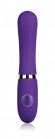 Фиолетовый силиконовый вибромассажёр Daphne - 12,7 см.