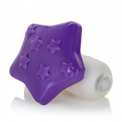Фиолетовая виброзвездочка для клитора