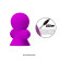 Лиловые перезаряжаемые вибростимуляторы для груди Лиловые перезаряжаемые вибростимуляторы для груди