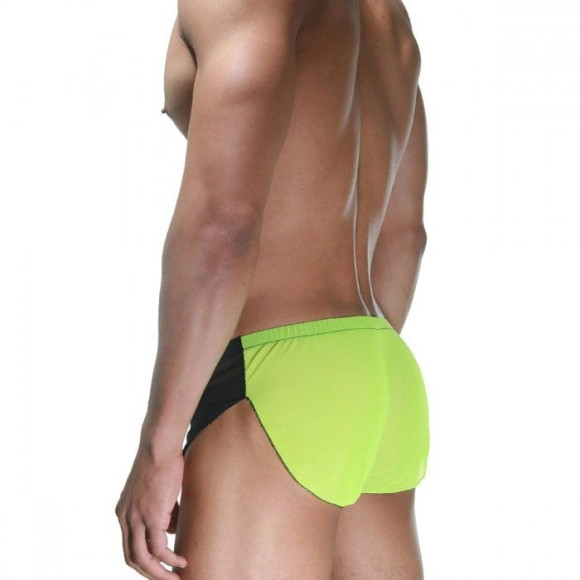 Мужские черно-лаймовые шорты Мужские черно-лаймовые шорты