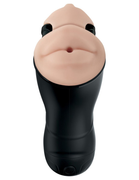 Мастурбатор в колбе с двумя тоннелями Double Penetration Vibrating Stroker Мастурбатор в колбе с двумя тоннелями Double Penetration Vibrating Stroker