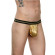 Мужские золотисто-черные трусы-стринги Мужские золотисто-черные трусы-стринги
