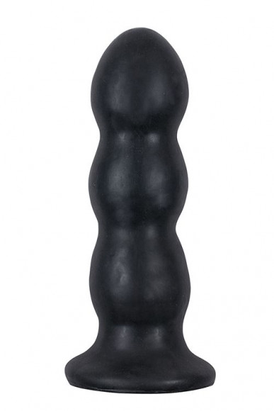 Чёрная анальная пробка MENZSTUFF GIGANTIC FILLER - 32,5 см.