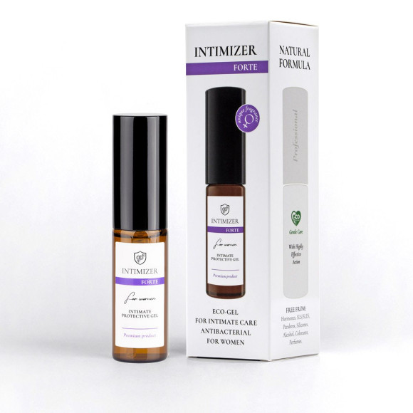 Женский антибактериальный эко-гель для интимного ухода Intimizer Forte - 20 мл. Женский антибактериальный эко-гель для интимного ухода Intimizer Forte - 20 мл.