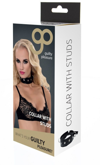 Полиуретановый ошейник с пуклями и D-кольцами Collar with Studs Полиуретановый ошейник с пуклями и D-кольцами Collar with Studs