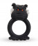 Чёрное виброкольцо на пенис Barbaric Bulldog