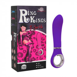 Фиолетовый вибратор Ring Kings-7 Mode G-Spot Vibe 