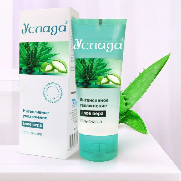 Гель-лубрикант на водной основе «Услада» с алое вера - 60 гр. Гель-лубрикант на водной основе «Услада» с алое вера - 60 гр.