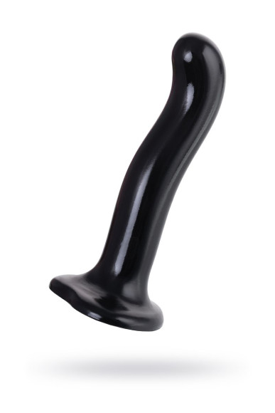 Черный стимулятор для пар P&G-Spot Dildo Size M - 18 см. Черный стимулятор для пар P&G-Spot Dildo Size M - 18 см.