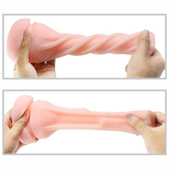 Черный мастурбатор-вагина с вибропулей и пультом ДУ Черный мастурбатор-вагина с вибропулей и пультом ДУ