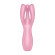 Розовый клиторальный вибромассажер Threesome 3 Розовый клиторальный вибромассажер Threesome 3