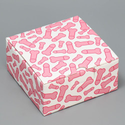 Сборная подарочная коробка «Паттерн» - 15 х 15 х 7 см. Сборная подарочная коробка «Паттерн» - 15 х 15 х 7 см.