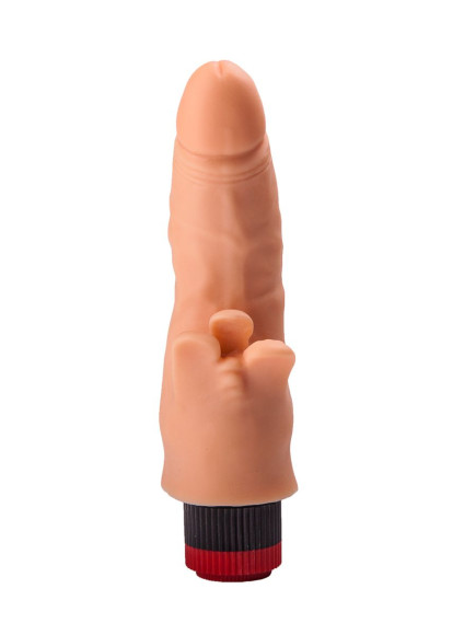 Двойной анально-вагинальный гелевый вибратор - 17 см. Двойной анально-вагинальный гелевый вибратор - 17 см.