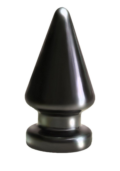 Чёрный плаг-массажёр MAGNUM для анальной стимуляции - 18 см. Чёрный плаг-массажёр MAGNUM для анальной стимуляции - 18 см.