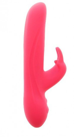 Вибратор с клиторальным отростком UNIK RABBIT - 20,7 см.