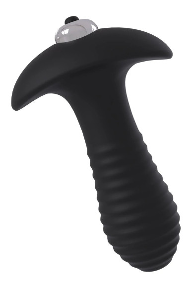 Черный анальный вибромассажер Single Speed Spiral Plug - 11 см. Черный анальный вибромассажер Single Speed Spiral Plug - 11 см.