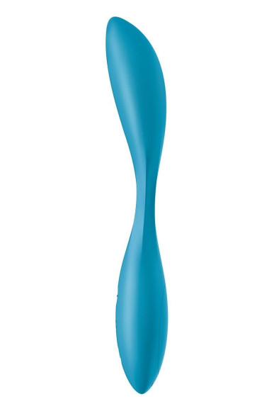 Синий гибкий вибратор Satisfyer G-Spot Flex 1 - 19,5 см. Синий гибкий вибратор Satisfyer G-Spot Flex 1 - 19,5 см.