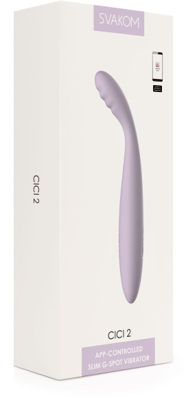 Сиреневый вибростимулятор Cici 2 с функцией нагрева - 17,8 см. Сиреневый вибростимулятор Cici 2 с функцией нагрева - 17,8 см.