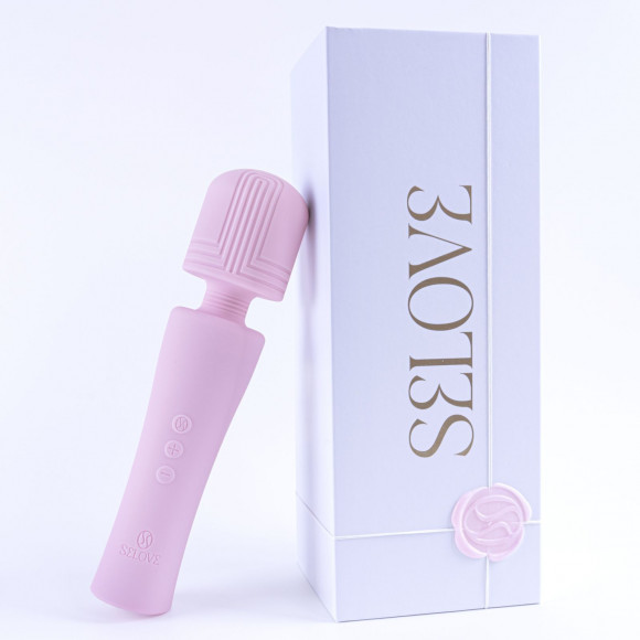 Розовый wand-вибратор Selove PulseWand - 20,3 см.