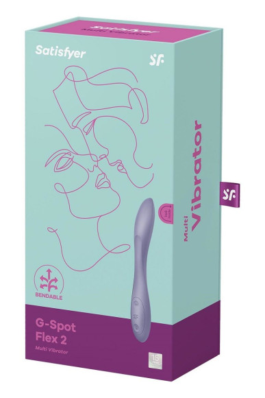 Сиреневый гибкий вибратор Satisfyer G-Spot Flex 2 - 19,5 см. Сиреневый гибкий вибратор Satisfyer G-Spot Flex 2 - 19,5 см.