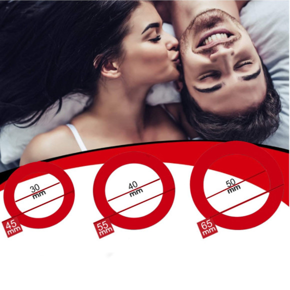 Набор из 3 красных эрекционных колец «Оки-Чпоки» Набор из 3 красных эрекционных колец «Оки-Чпоки»