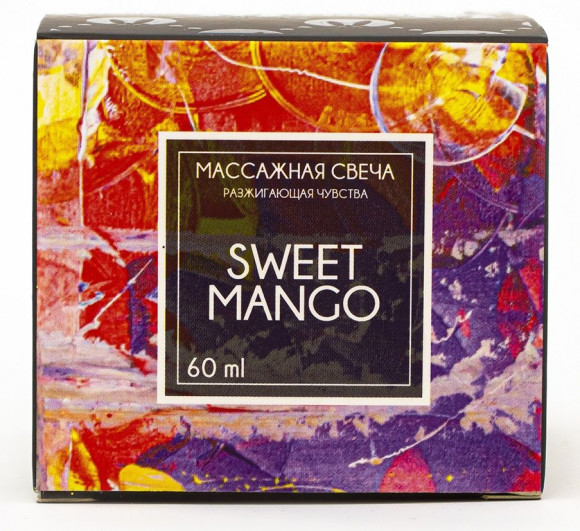 Массажная свеча Sweet Mango - 60 мл. Массажная свеча Sweet Mango - 60 мл.