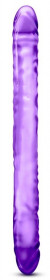Фиолетовый двусторонний фаллоимитатор 18 inch Double Dildo - 45 см.