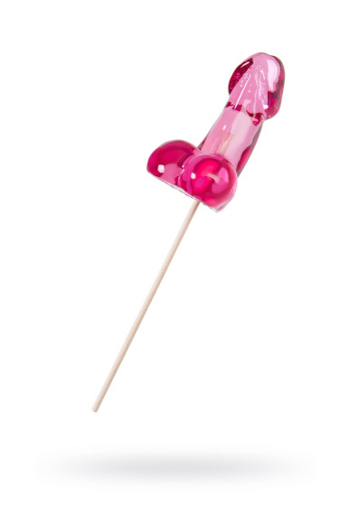 Розовый леденец в форме члена со вкусом айриш крим - 80 гр. Розовый леденец в форме члена со вкусом айриш крим - 80 гр.