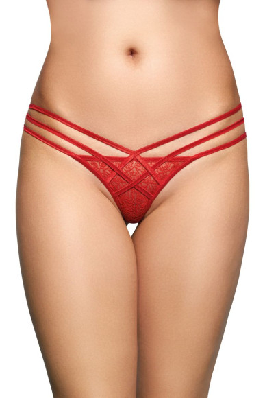 Оригинальные трусики-стринги с переплетением бретелей Оригинальные трусики-стринги с переплетением бретелей