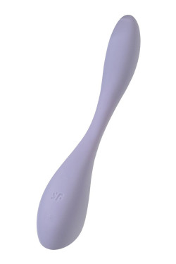 Сиреневый гибкий вибратор Satisfyer G-Spot Flex 5+ - 19,6 см. Сиреневый гибкий вибратор Satisfyer G-Spot Flex 5+ - 19,6 см.