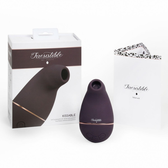 Фиолетовый клиторальный вакуум-волновой массажер Irresistible Kissable Фиолетовый клиторальный вакуум-волновой массажер Irresistible Kissable