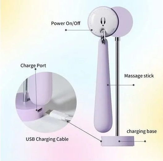 Сиреневый клиторальный стимулятор Moonflow Сиреневый клиторальный стимулятор Moonflow