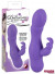 Вибратор Delicious с клиторальным зайчиком - 18 см.
