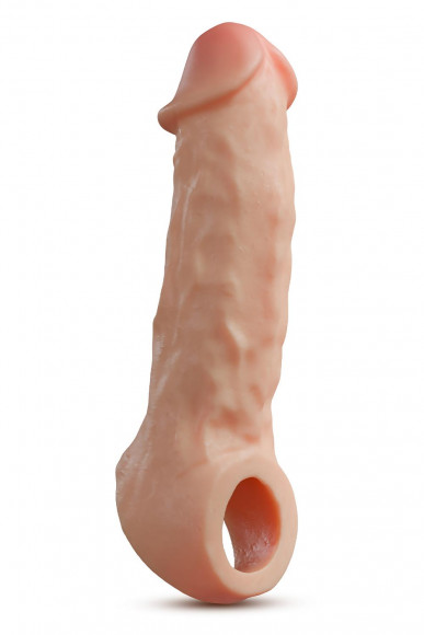 Телесная насадка-удлинитель Intrepid 9.25 Inch Realistic Penis Extender Sleeve - 23,5 см.